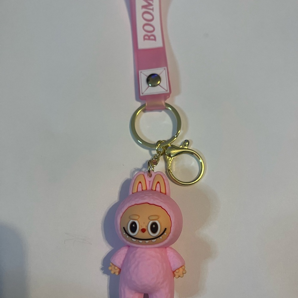 Pink Labubu  Keychain